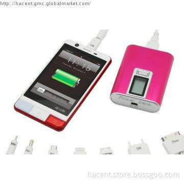 5000mah metal case power bank like iphone 5 with lcd power display